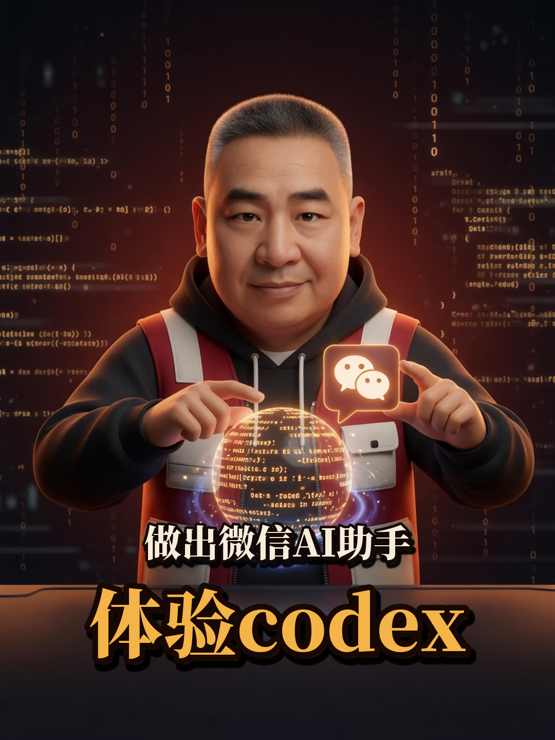 用 Codex 做出微信 AI 助手视频封面